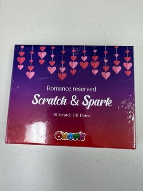 Romance Reserved Scratch & Spark Dates - 40 scratch off dates Purple and Pink